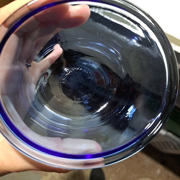 Anchor Hocking Essentials Cobalt Blue Glass Bowl - Picture 8 of 10
